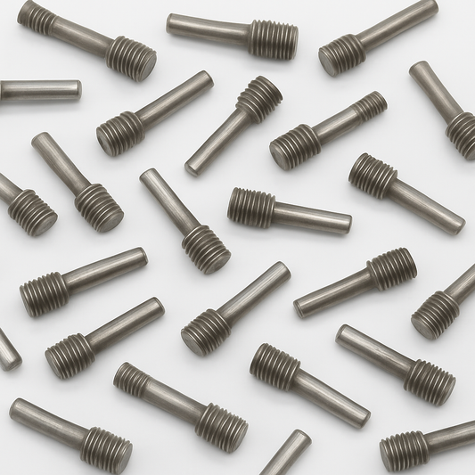 Durable Flyer Pin Bus Set | 19mm Threaded Steel Pins – Pack of 25