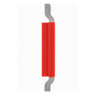 Industrial Cleaner Lip for Textile Machines | Dual Metal Ends | Red Body