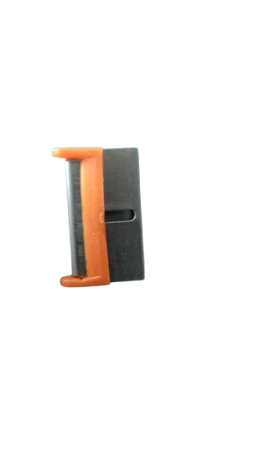 Apron Pulley Connector Clips | Durable Steel with Locking Orange Plastic Grips
