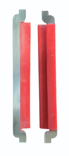 Industrial Cleaner Lip for Textile Machines | Dual Metal Ends | Red Body